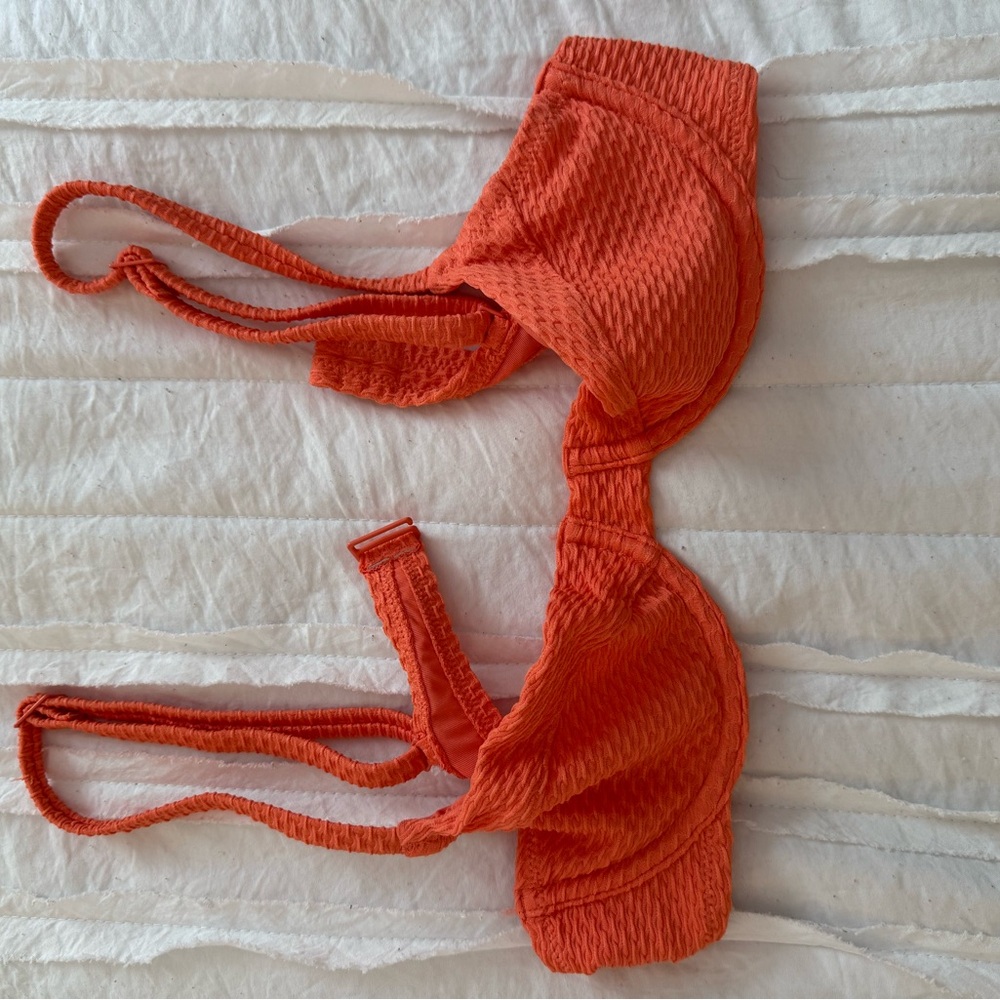 Orange Aerie Bathing Suit Top Size Small
